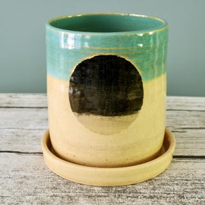 Ceramic Handmade Planter, 4&quot;, with drainage