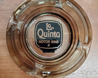 LaQuinta Motor Inns Glass Ashtray