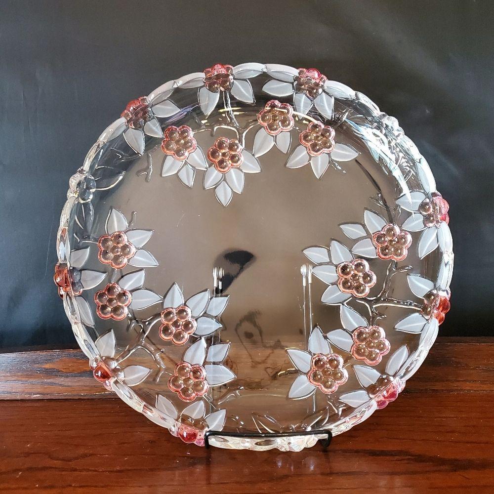 Pack Of 4) 20.9" X 12.8" Traditional Rectangular Trim Floral Pattern Engraved Catering Chrome Plated Serving Plate Mirror Tray Platter Tableware 10 thumbnail image