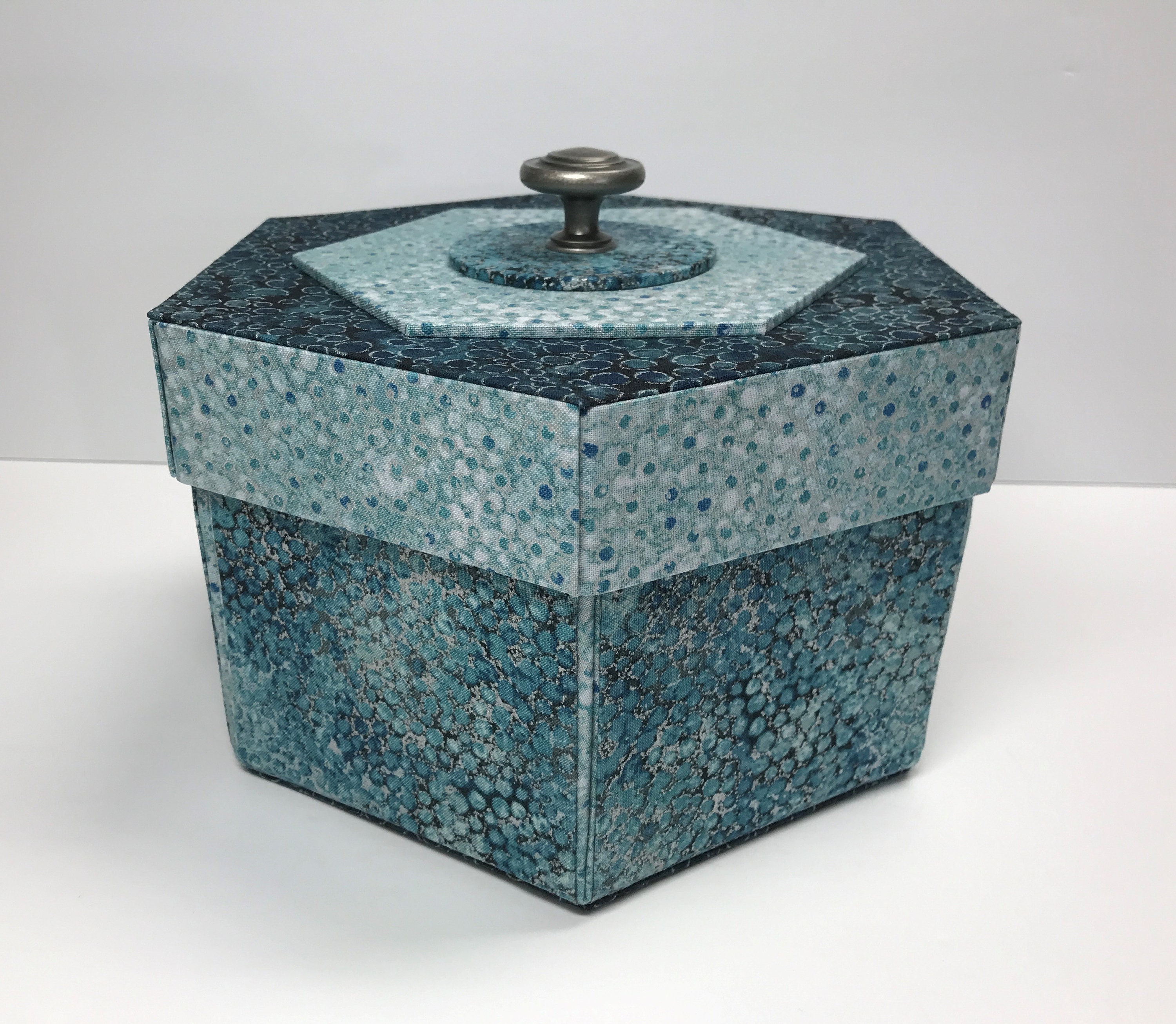 Etui Sewing Box Needlework Storage Box Handmade Fabric Etsy