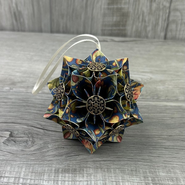 Origami Kusudama Ball Ornament