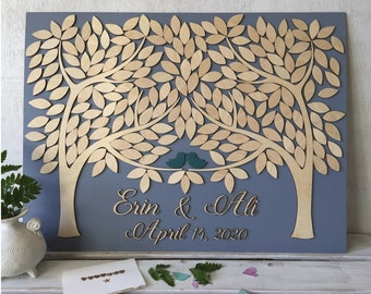 Alternative guest book, unique wedding sign in or wedding welcome sign