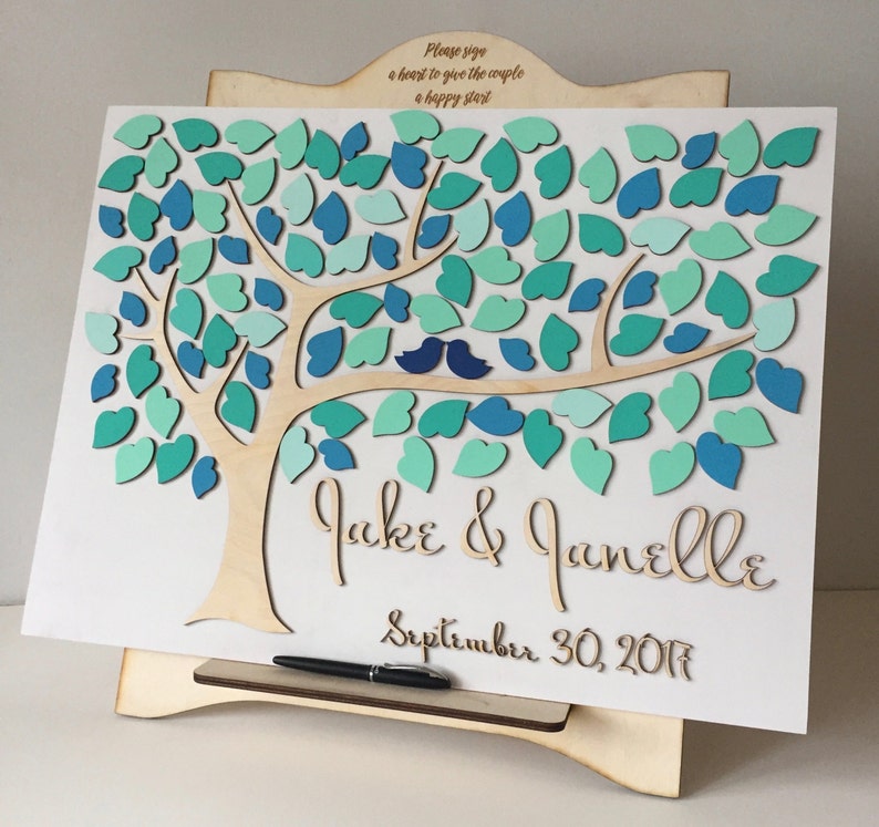 Beach Wedding Guest Book Alternative 3d Destination Wedding Etsy