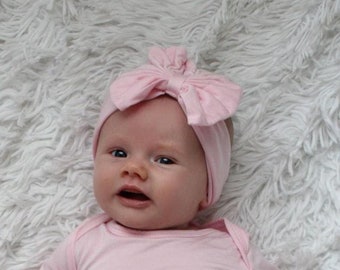 Ultra Soft Newborn Headband and Knotted Bow