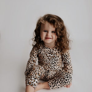 Leopard Print Baby & Toddler Jammies Kids Pjs and Lougewear image 4