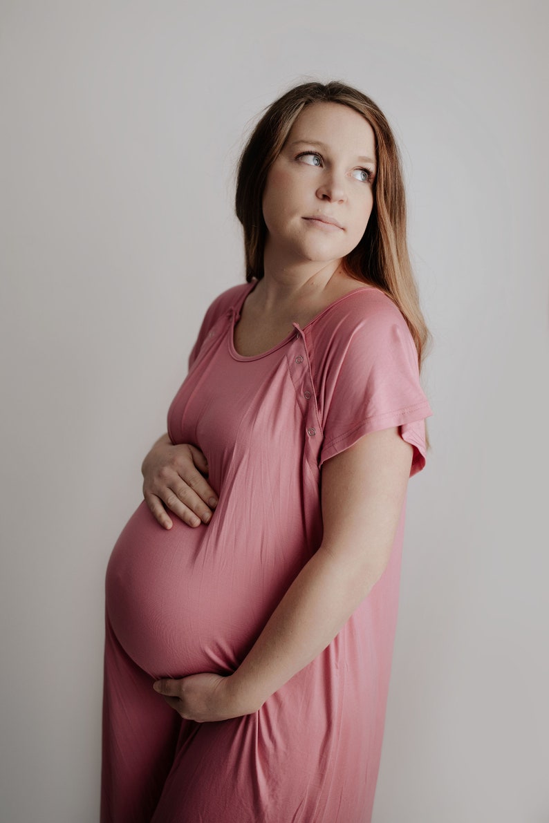 Labor and Delivery Hospital Gown Maternity Gown Nursing Etsy