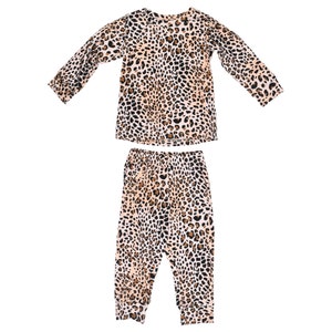 Leopard Print Baby & Toddler Jammies Kids Pjs and Lougewear image 2