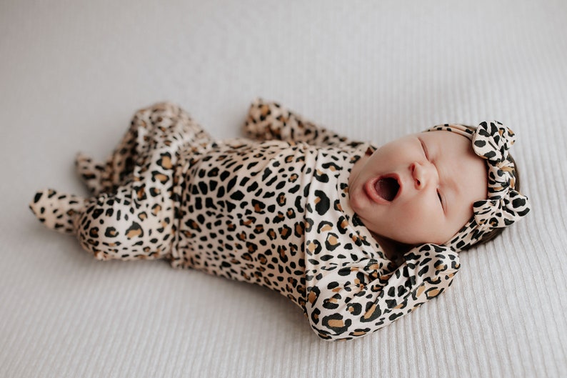 Leopard Print Baby & Toddler Jammies Kids Pjs and Lougewear image 6