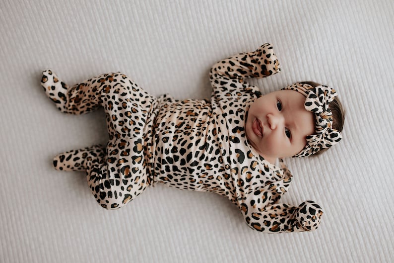 Leopard Print Baby & Toddler Jammies Kids Pjs and Lougewear image 7