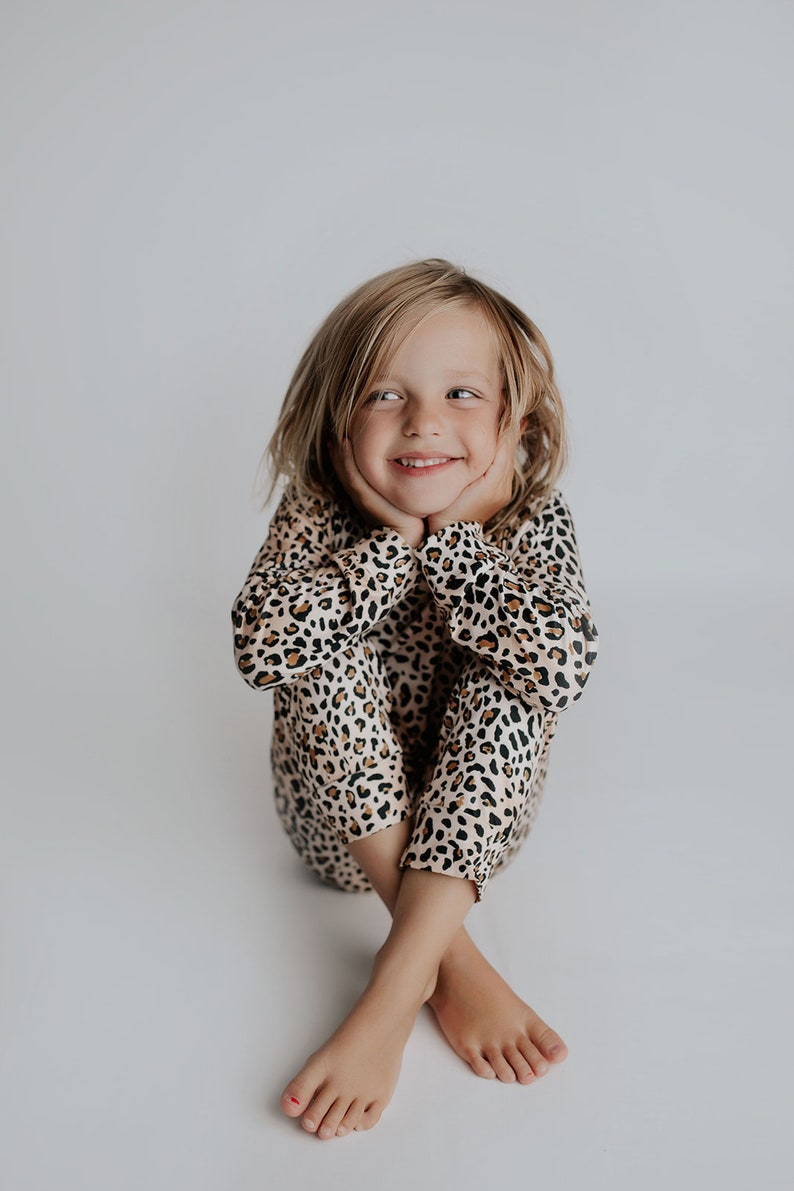 Leopard Print Baby & Toddler Jammies Kids Pjs and Lougewear image 9