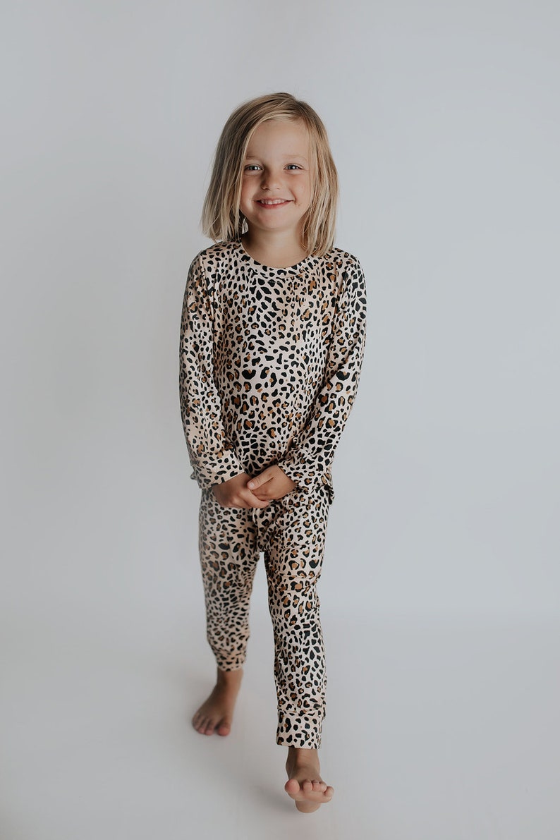 Leopard Print Baby & Toddler Jammies Kids Pjs and Lougewear image 10