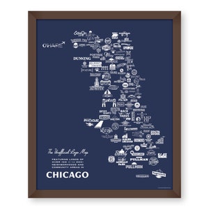 Chicago Neighborhood Logo Map