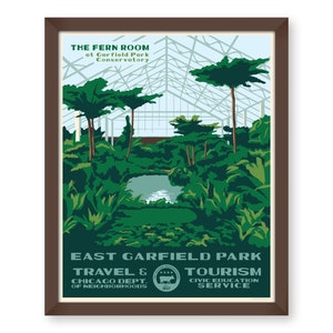 East Garfield Park (Chicago Neighborhood) WPA-Inspired Poster