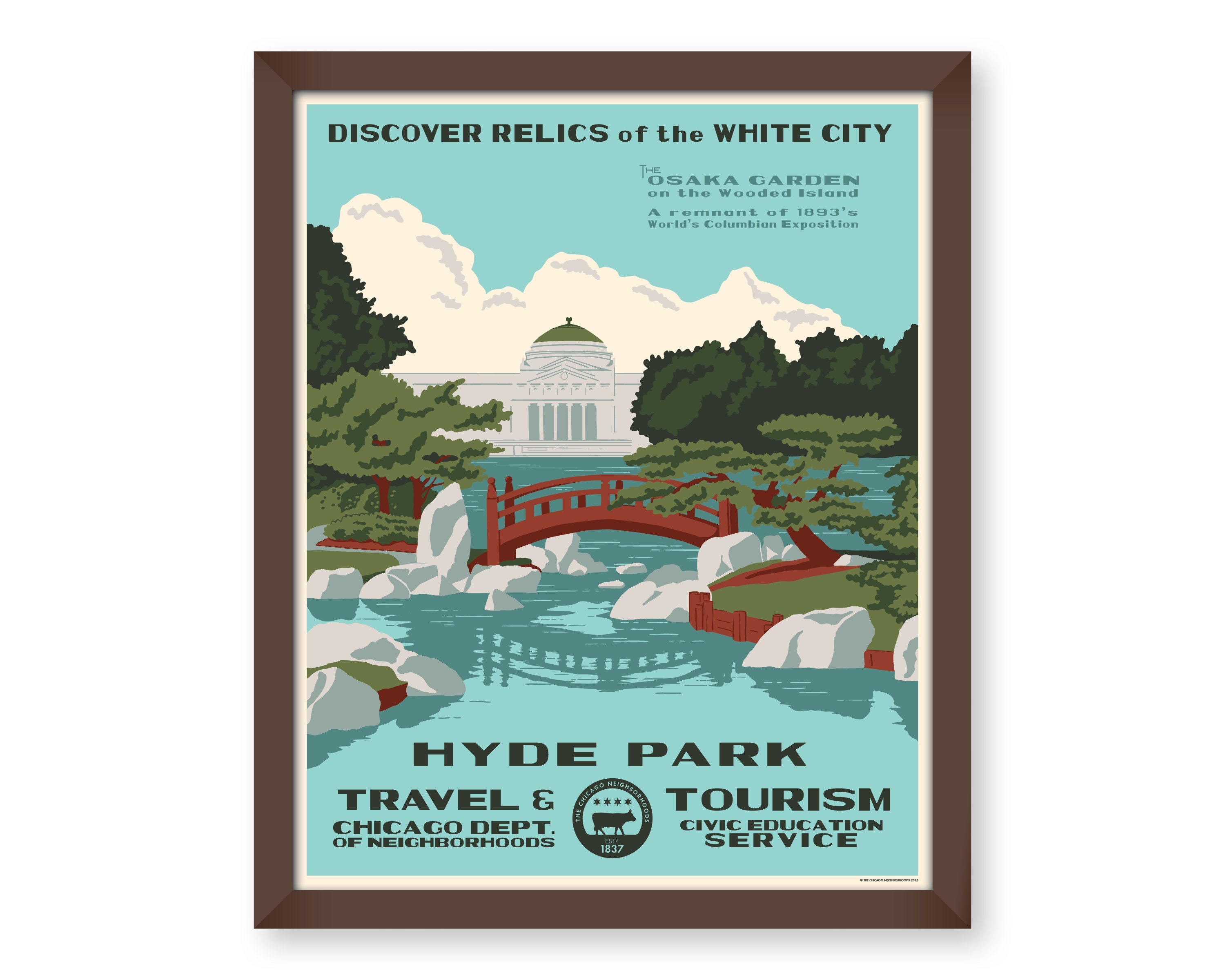 Hyde Park chicago Neighborhood Wpainspired Poster Etsy New Zealand