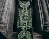 Pashmina DREAM AWAKE Sage Rave Pashmina Festival Pashmina Festival Shawl Rave Scarf Rave Outfit Rage Nation Apparel
