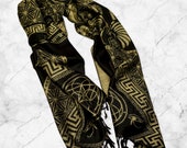 Festival Pashmina DREAM AWAKE True Gold Rave Pashmina Pashmina Festival Shawl Rave Scarf Rave Outfit Rage Nation Apparel
