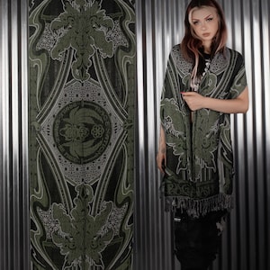 CONVENE With The ELEMENTS • Green Goddess • Festival Shawl / Festival Pashmina / Festival Scarf
