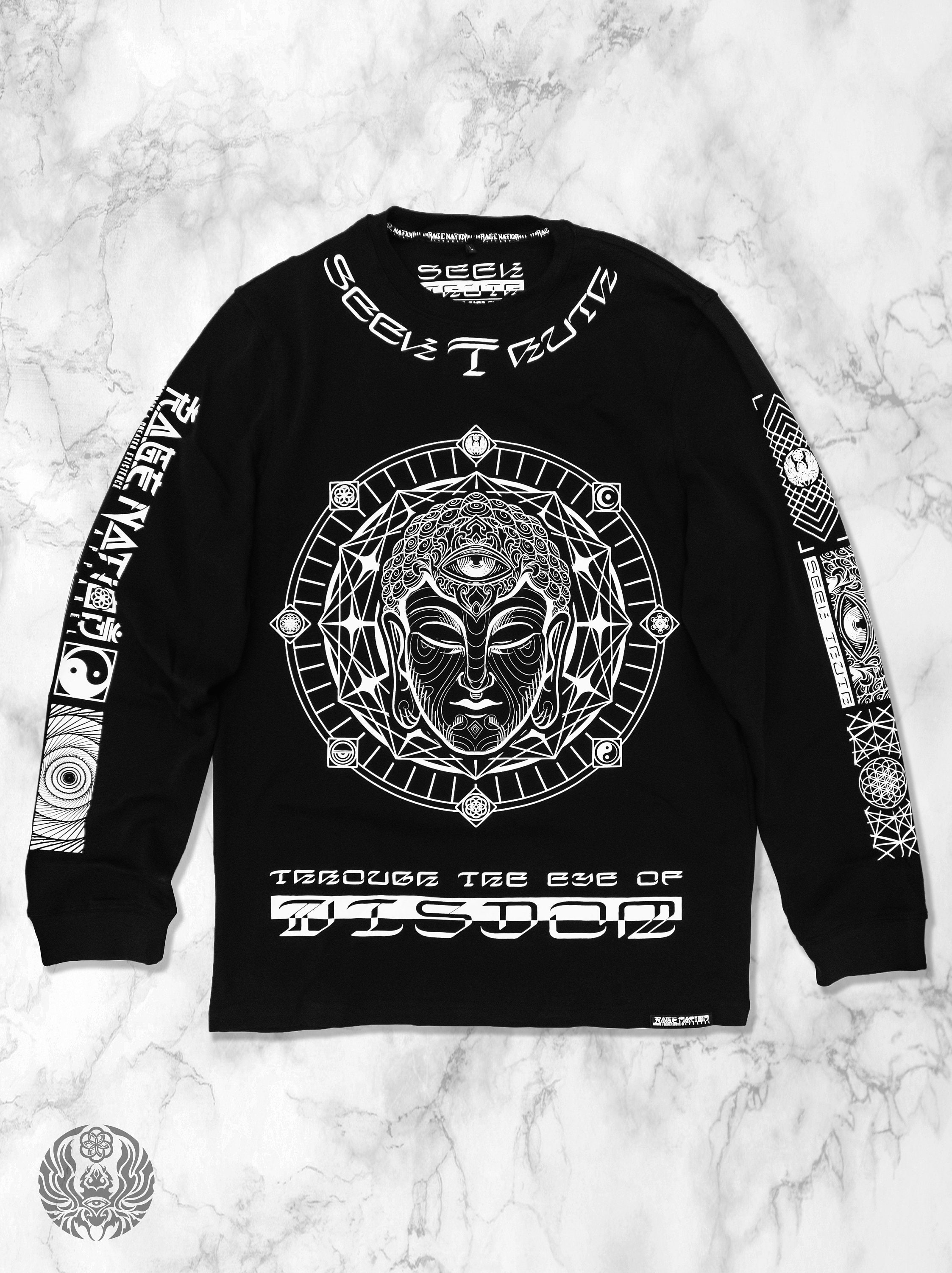 【YOURNUS】Rave Loose Long Sleeve Rave Long Sleeve - Etsy