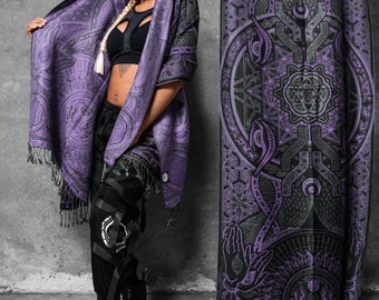 PROTECTED By INTENT • LAVENDER • Festival Shawl / Festival Pashmina / Festival Shawl / Festival Scarf / Pashmina Festival