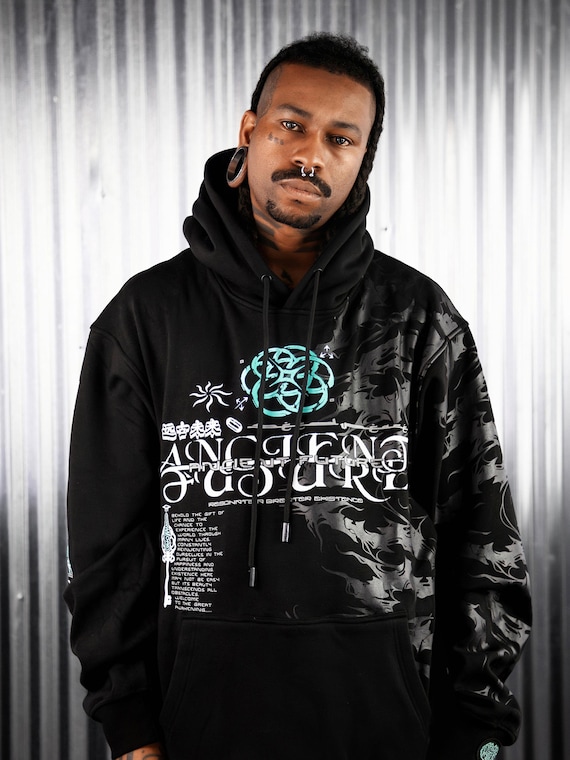ANCIENT FUTURE • 3 POCKET• Limited Edition Premium Hoodie // Sacred Geometry Hoodie // Festival Clothing // Rave Hoodie // Streetwear