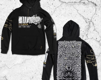 MIND Of 1000 LIMBS • SUMMONS • Hidden Pocket Hoodie // Festival Hoodie w/ Hidden Pocket // Sacred Geometry Hoodie // Streetwear