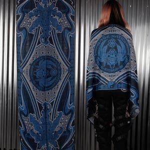 CONVENE With The ELEMENTS • Blue Dream • Festival Shawl / Festival Pashmina / Festival Scarf