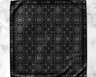 DIVINE GUIDANCE • Smoke Double-sided Bandana / Festival Bandana / Face Mask