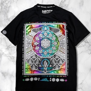 Boundless Union V2 Spectrum Premium T-Shirt // Sacred Geometry T-shirt // Festival Apparel // Streetwear // Art / image 6