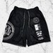 VỊSṲ∆Ɫ МЄ†∆ⱣῌØRS • Reversible Activewear Graphic Shorts / Men's Clothing / Pants / Shorts / Mesh Shorts // Festival Apparel // Loungewear