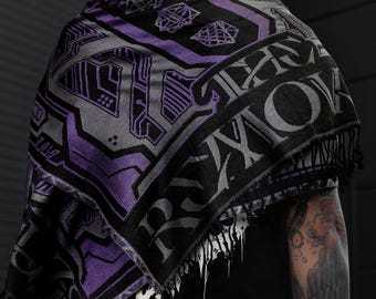 REMOVER Of OBSTACLES • VIOLET Shakti • Festival Shawl / Festival Pashmina / Festival Scarf