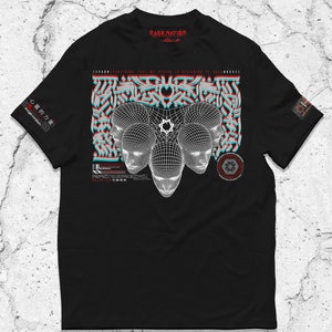 Primordial Guardian • SUMMONS x RAGE NATION • Premium Lightweight T-Shirt // Sacred Geometry T-shirt // Festival Apparel // Streetwear / Art