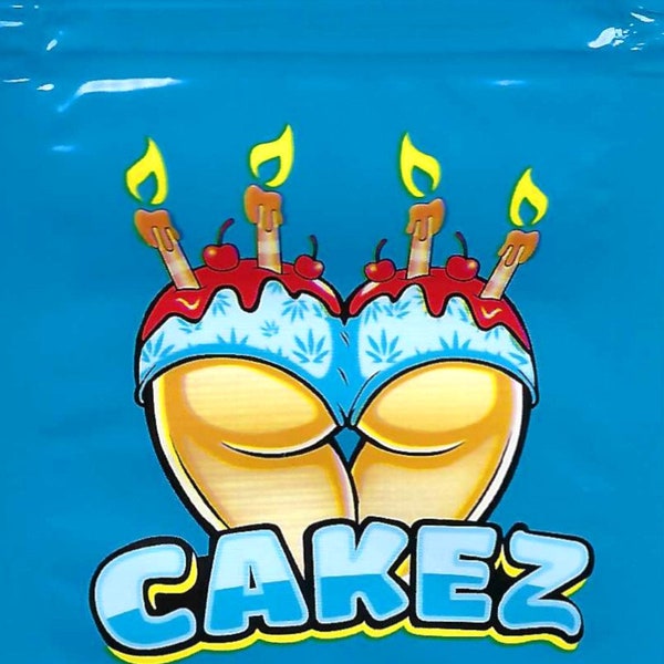 Cakez Mylar Bags, 100 bags/pk