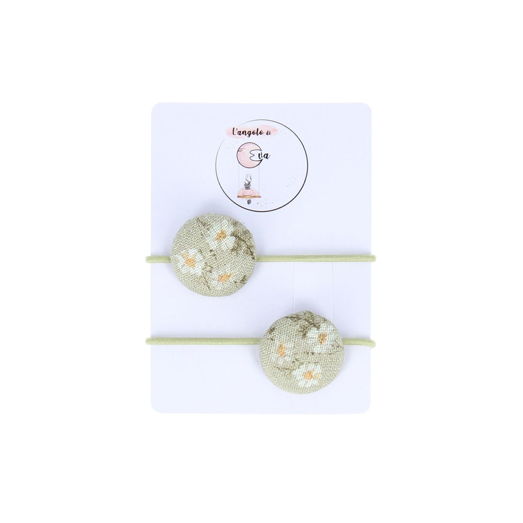 Bottoncini per Elastici Button Hair Bobbles Bobbles per - Etsy