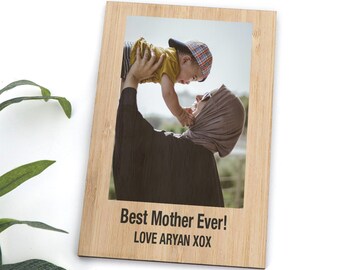 Personalised Wooden Magnet Mothers Day Gift Mum Grandma Nan Mom