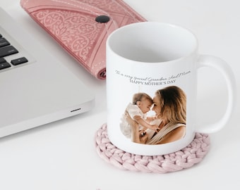 Printed Personalised Photo Coffee Mug Mother's Day Mum Grandma Nanna Gift