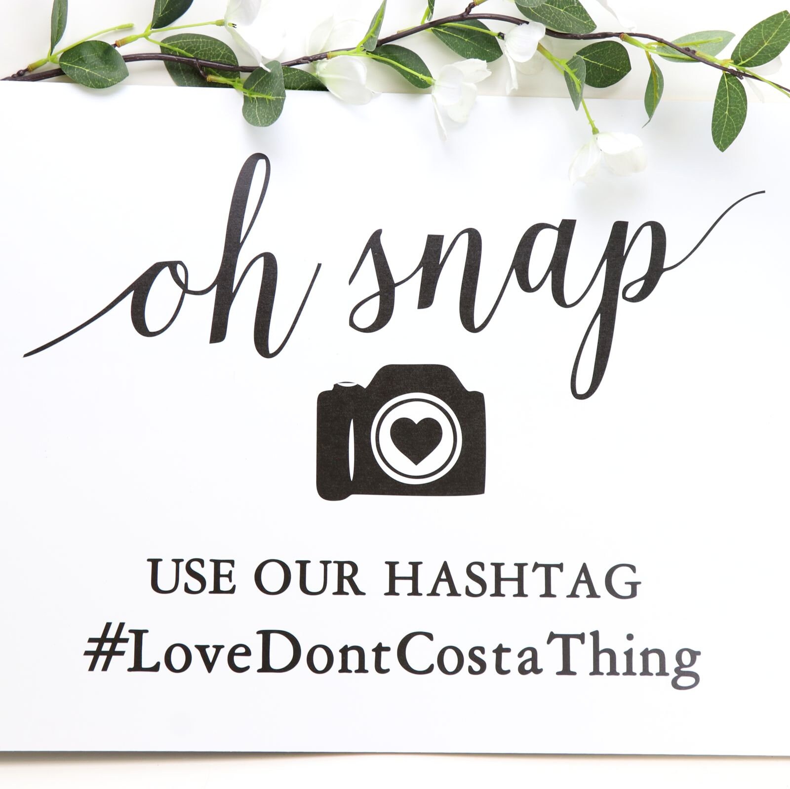 Personalised Hashtag Sign - Quality 6mm Thick Wooden Sign. Wedding ...