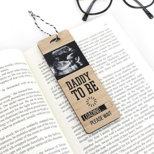 Baby on the Way Bookmark - Personalised Fathers Day Gift Dad Grandpa Pop