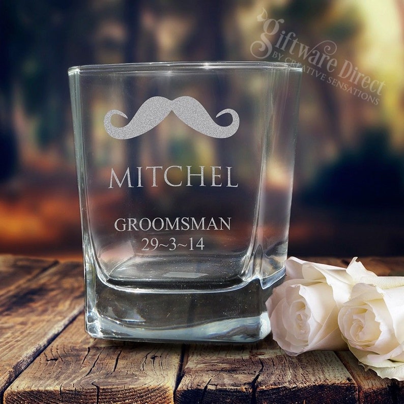 Personalised Engraved Whiskey Glass Wedding Favour Scotch Etsy Australia