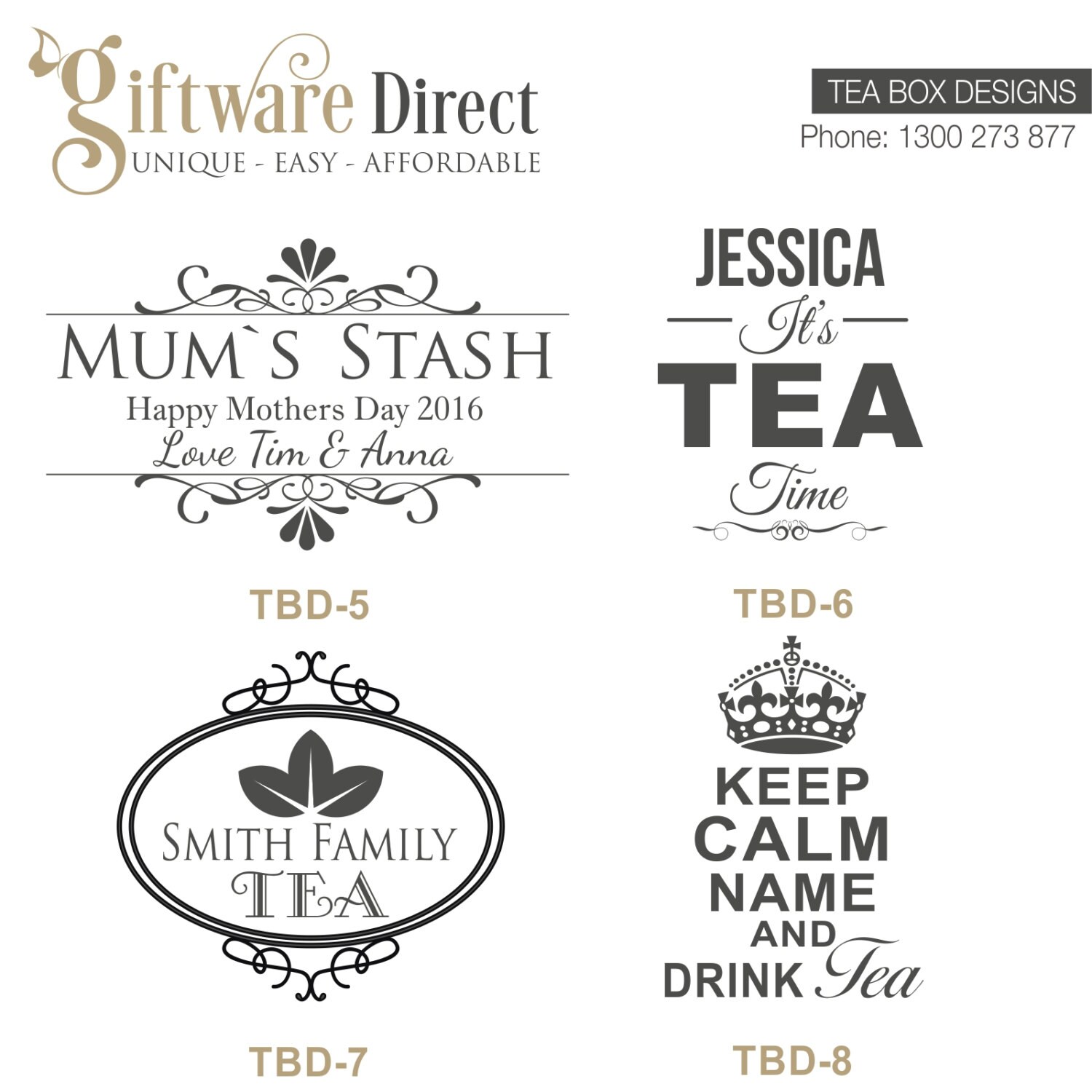 Personalised Wooden Tea Bag Box Caddy Mothers Day Engraved Etsy Australia