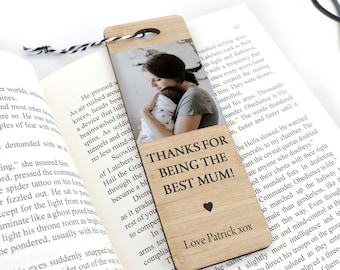 Personalised Bamboo Bookmark Mothers Day Gift Mum Grandma Nanna Mum to be Mom