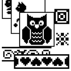 Cutie Animal Blocks Baby Afghan: An Adorable Zoo in Filet Crochet