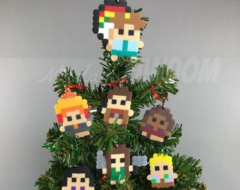 Firefly Mini Christmas Ornaments Set of 9  - HANDMADE Nerdy Gift