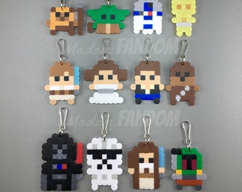 Star Wars Party Favors Zipper Pulls, Keychains - HANDMADE Party Gifts - Star Wars Wedding Favors - Gifts for Guests - Gifts for Kids