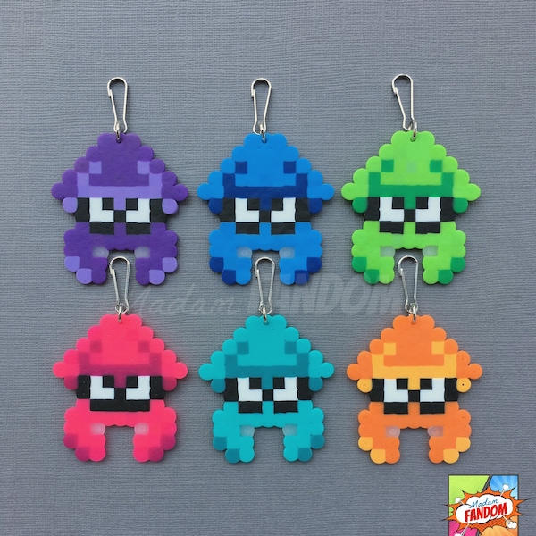 Tiradores de cremallera para recuerdos de fiesta de Splatoon: regalos hechos a mano para niños y aulas.