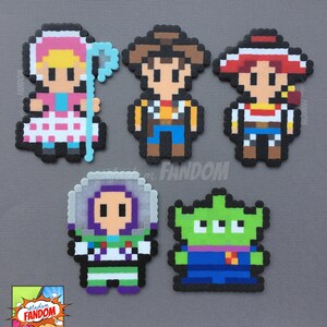 Toy Story Fridge Magnets, HANDMADE Valentines Day Gift - Woody and Bo, Buzz Lightyear, Toy Story Alien - Wedding and Party Favors