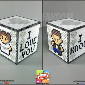 Star Wars Gift Box with Lid - HANDMADE Valentines Day Gift - Star Wars Wedding Gift - I Love You I Know - Geeky Home Decor