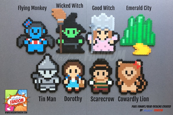 Wizard of Oz Fridge Magnets - Unique Original Art Mother's Day