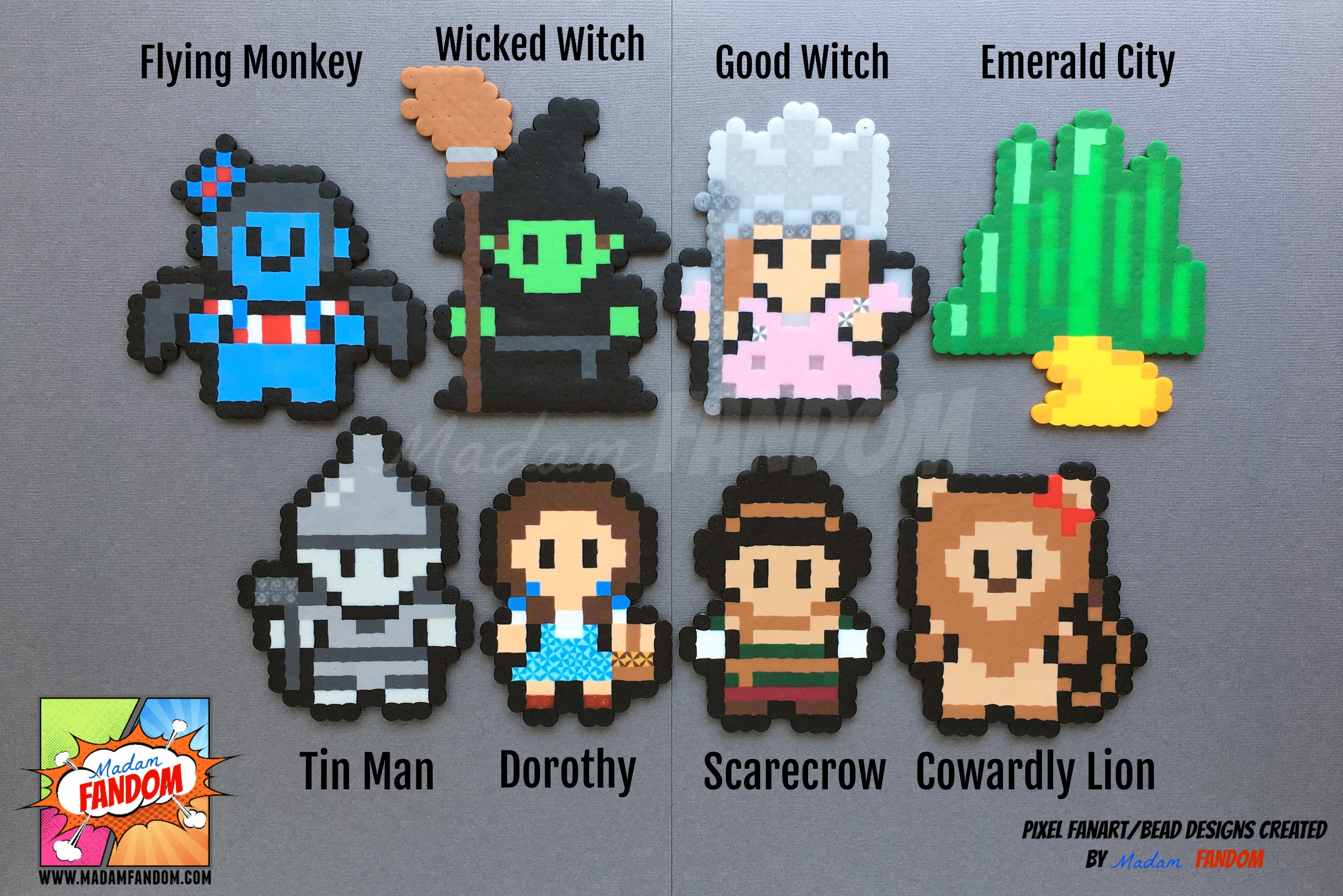 Wizard of Oz Fridge Magnets - Unique Original Art Mother's Day