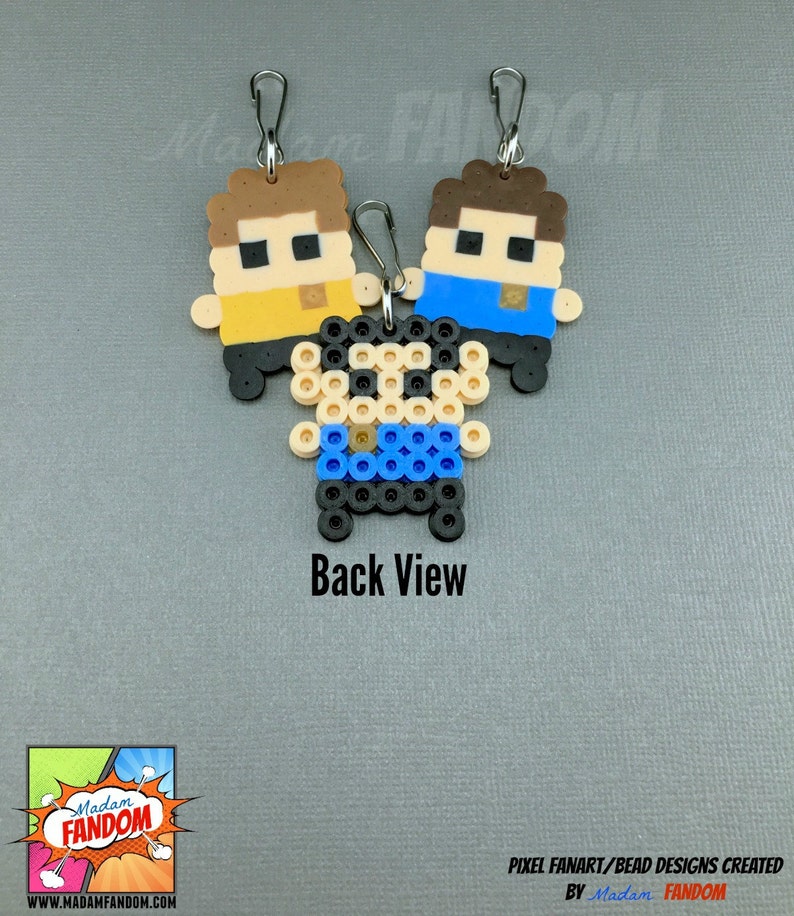 Star Trek Party Favors Zipper Pull Charms Keychains Spock Etsy