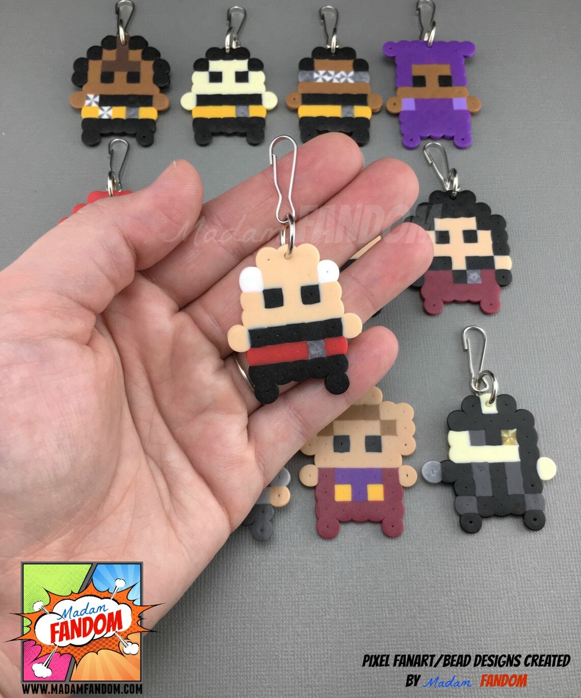 Star Trek Party Favors Zipper Pull Charms Keychains Star Etsy